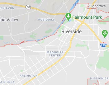Coverage Map for Riverside County SEO Services
