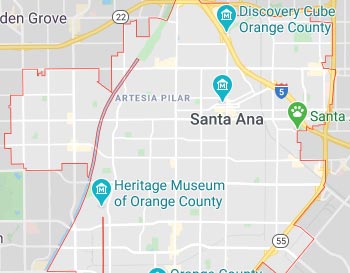Map of Santa Ana, CA SEO Services Map of Santa Ana, CA SEO Services