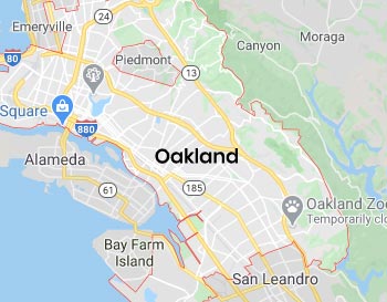 Coverage Area for SEO Service in Oakland, CA